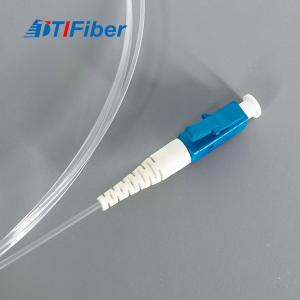 China FTTH Transparent LC UPC Fiber Optic Patch Cord Simplex Invisible factory