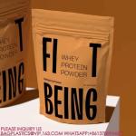 Bio Laminated Aluminum Foil Stand Up Tea Bags Pouch Resealable Matcha Green Tea