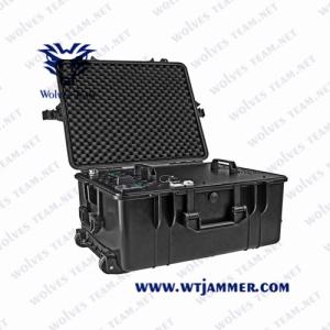 China Customized Military Waterproof Outdoor Jammer 300W GSM WIFI 4G Cell Phone Signal Jammer factory