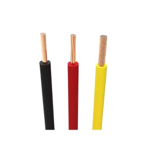 China Single Multi Core BV BVR Electrical Wire 1.5mm 2.5mm 4mm 6mm 10mm Customized Colors factory