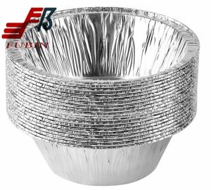 China Aluminum 3 Inch Cake Foil Trays Hygienic Soft Temper factory