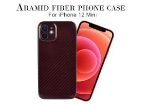 China iPhone 14 Red Color Kevlar Aramid Fiber Mobile Cover, Carbon Fiber Cell Phone Cases For iPhone factory