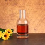 Transparent 250ml 8oz Glass Water Bottle for Juice Milk Liquor Swing Top