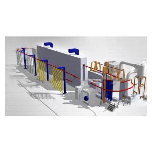 China Custom Overhead Conveyor Coating Line Finish Line Powder Coating 1Ph factory