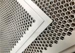Decorative Perforated Metal Mesh Screen / Metal Perforated Sheet Customized Size