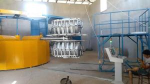 China Fully Automatic Rotary Rotomolding Machine Plc Control factory
