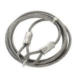 Non-Alloy Stainless Steel Custom 7x7 7x19 Wire Rope Sling for Industrial Lifting