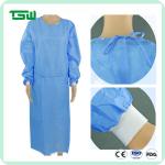 Fluid Resistant 35GSM PE PP Disposable Surgical Isolation Gown