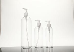 China PET Empty Plastic Pump Bottles 500ml 1000ml For Shampoo Lotion factory