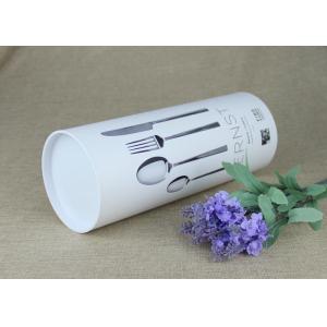 Creative White Cardboard Paper Composite Cans with different sizes for Knife and
