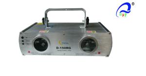 China 80mW Double Heads Beam Music Disco Laser Lights For Parties / DJ AC 100 - 240V factory