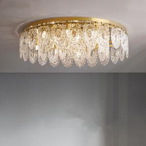 China Luxury Hanging Nordic Crystal Led Ceiling Light Contemporary Style factory