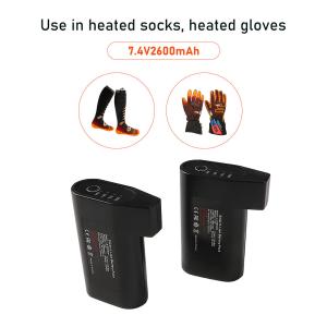 Heated Mitten Battery 18650 Lithium Ion Heated Vest Battery Pack