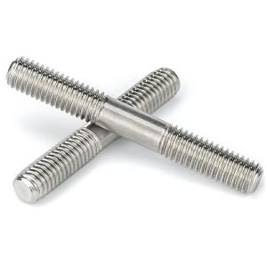 China ASTM A193 B8 Threaded Rod Stainless Steel Double End Threaded Studs factory