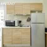 Mini Kitchenette Melamine Kitchen Cabinet for Hotel Kitchen Apartment Cabinet