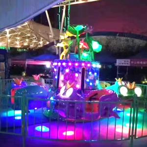 China Family Park Jumping Frog Ride 12 Riders With Beautiful LED Lights factory