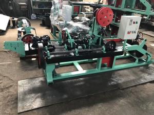 China High Production Automatic Reverse Twist Barbed Wire Making Machine factory