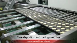 China OBAKING Automatic cake production lines ,muffin depositor, cake production line ,Cupcake production line,cake machines factory