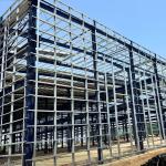 Prefabricated galvanized anti-corrosion metal frame steel structure industrial