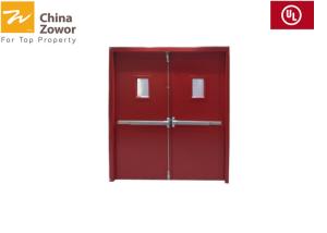 China Emergency 90Mins Thick Frame 1.5mm UL Listed Fire Door factory
