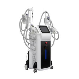 China Professional 4 hand pieces cryolipolysi fat freezing / cryolipolysi slimming machine for double chin removal factory