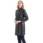 FODARLLOY wholesale ladies warm hooded cotton-padded clothes slim long down