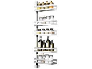China Flexible Kitchen Cabinet Basket / Multi - Layers Kitchen Rotating Shelf For Spices factory
