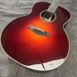 Custom Taylor Style 818 Body Deep Sunburst Solid Rosewood Back Side Acoustic