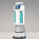 UVC Light Cleaning Spray Automated Guided Vehicle 15L Hospital Disinfection