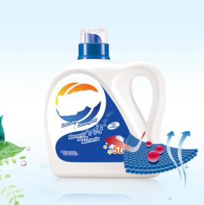 China 5L Liquid Laundry Detergent Bottle Screw Cap Reusable Refillable Containers factory