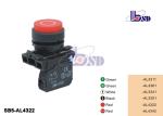 Convex Red Push Button Switch SB5 Series With Symbol Logo Anti - Electrical