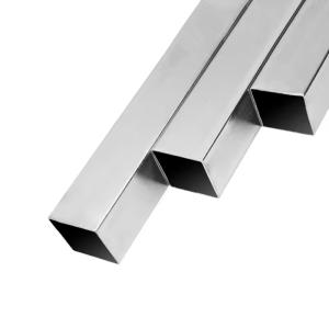 China Ss316l Square Steel Hollow Pipe 316l Stainless Steel Rectangular Tube factory