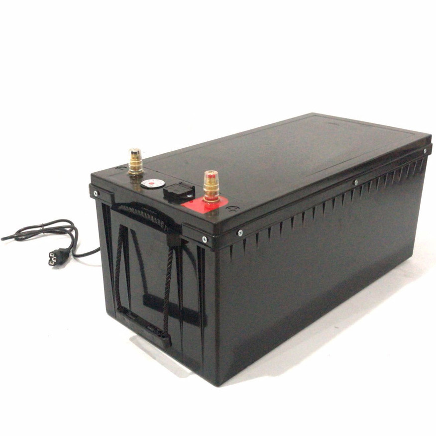 Black Stable 24V Lithium Marine Battery Multipurpose Discharge Current 1.5C