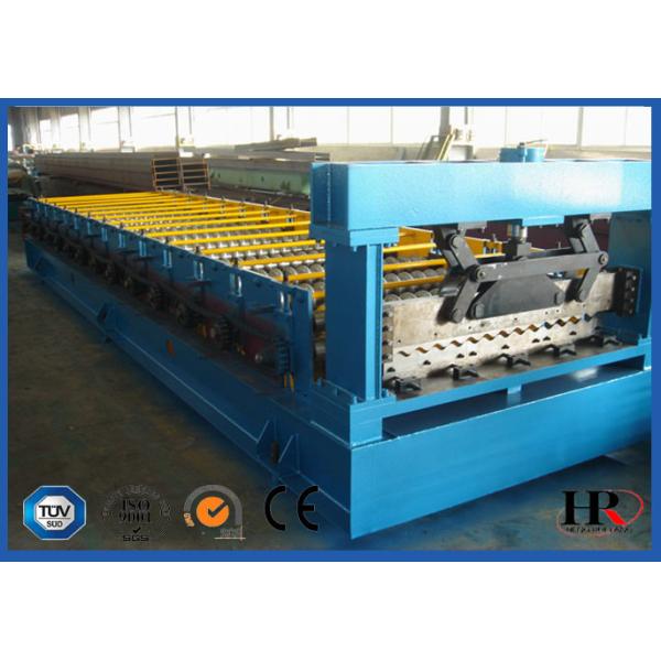 China Step Tile Roll forming machine with Mitsubishi PLC & converter factory