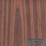Engineered Wood Veneer Red Santos Rose Wood 2500*640 mm Size