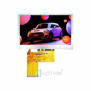 4.3-inch 800x480 dot matrix TFT LCD display module With LVDS Interface