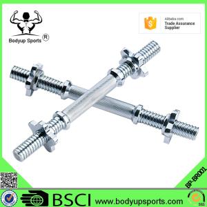 China High Quality Gym Chrome Spin lock Dumbbell Handles factory