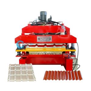 China PPGI Double Layer Roll Forming Machine Automatic Delta Inverter factory