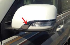 China Toyota All New Land Cruiser LC200 2015 Chromed Trim Parts Side Mirror Molding factory