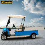 EXCAR Aluminium Blue Electric Utility Carts Electric Food Cart With Trojan