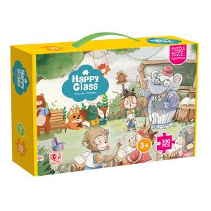 China Children Present Zigzag Paper Jigsaw Puzzle 1.8mm Thickness factory