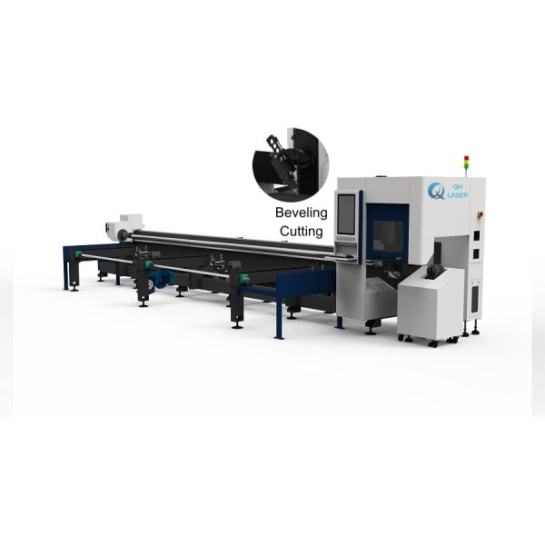China QH-GA Automatic Obstacle Avoidance Tube Laser Cutting Machine Semi-Automatic Loading Beveling Cutting factory