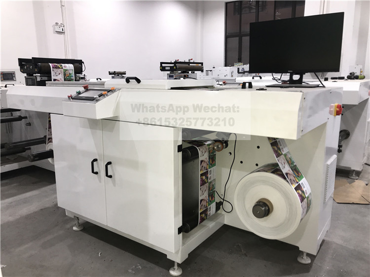 320 Type Vinyl Sticker Die Cutting Machine With Automatic Stacking Collecting Machine