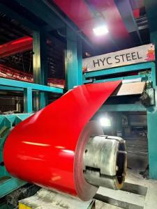 China PPGI 0.09-0.7 Thickness TDC51D Prepainted Galvanized Steel Sheets Color Coil With Strong Anti-corrosion Green Color factory