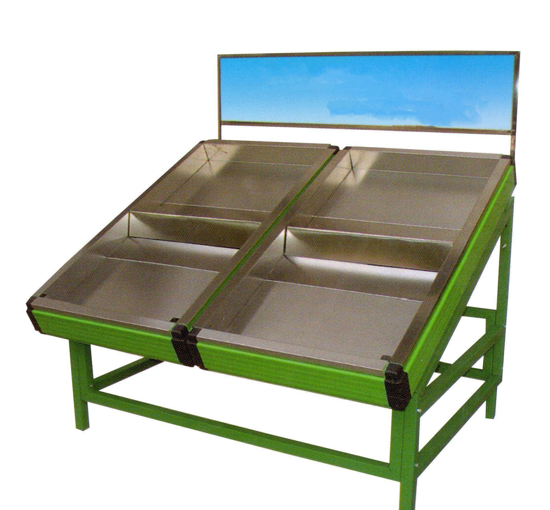 China Metal Wire Display Racks Roll Container factory