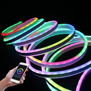 China Rgb 10m Multi Color 12v Led Neon Flex Strip Light 60leds/M factory