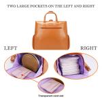 Womens Leather Diaper Tote Bag Boy Baby Travel Backpack Mommy 24X9X17"