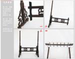 Chinese calligraphy brush pen holder brush pen stand wooden pen rack stand pen