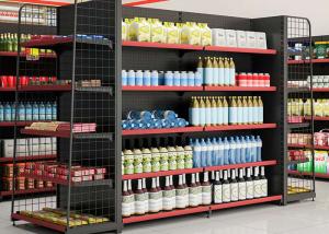 China Heavy Duty Moveable Supermarket Gondola Shelving Space Saving factory