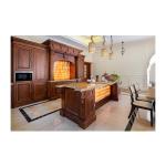 2000mm 1.2M Solid Wood Kitchen Cabinets Island Bar Cabinets Classic